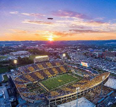 West Virginia, West Virginia University Football Stadium. in 2023 ...