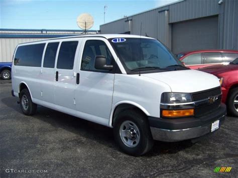 Summit White Chevrolet Express Lt Extended Passenger Van