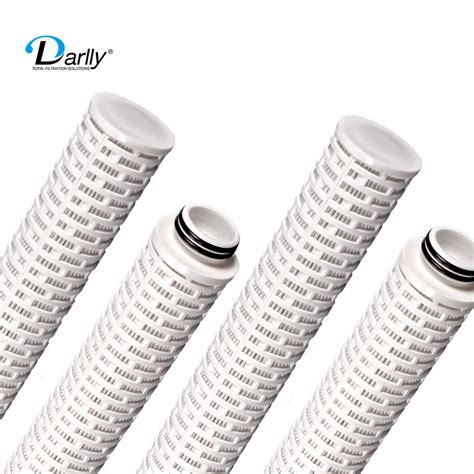 Darlly 10 Micron PP Glass Fiber Pet Pleated Filter Cartridge For Oil