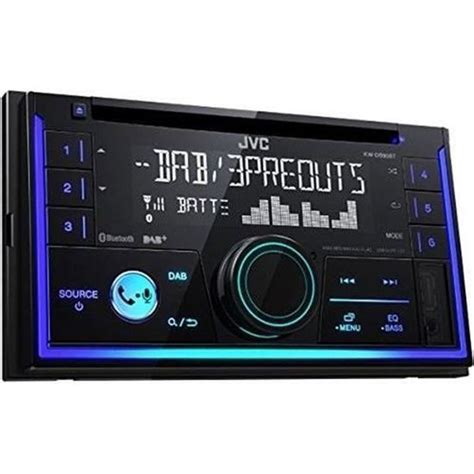 Jvc Autoradio Din Bluetooth Dab Kw Db Bt Cdiscount Auto