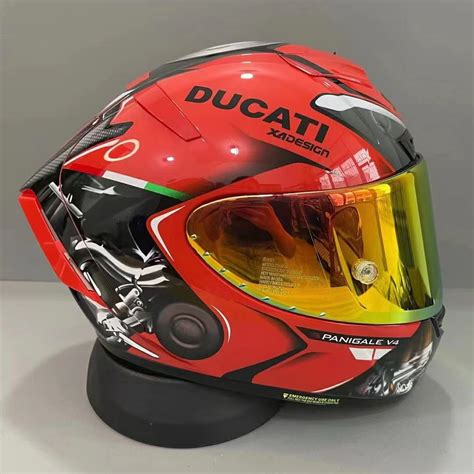 Shoei X14 X Spirit III Panigale V4 Helmet Panigale Custom Race Paint