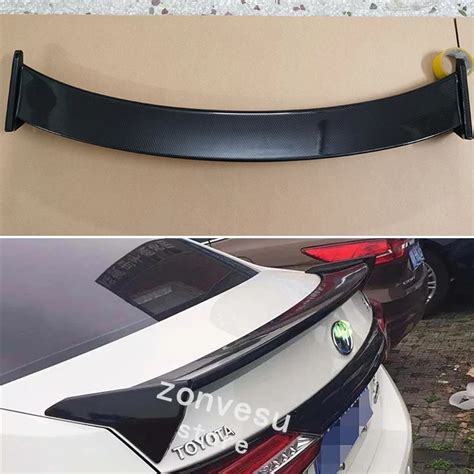 For Toyota Corolla Altis Year Spoiler Abs Plastic Trd Style