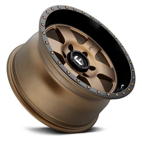 Fuel Off Road D617 Podium Matte Bronze Black Ring PowerHouse Wheels