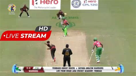 Cpl 2020 Live Tkr Vs Guy Live Live Hd Video Streaming Youtube