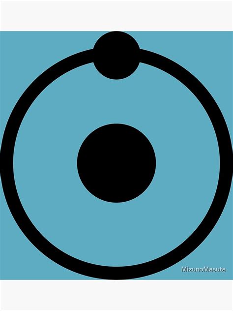 "Hydrogen Atom" Poster by MizunoMasuta | Redbubble