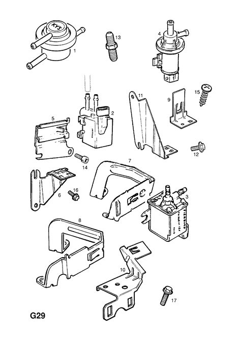 Opel Vectra A Fuel Evaporation Tank Contd Opel Epc Online