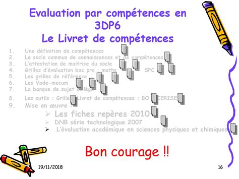 Evaluation Par Comp Tences En Dp Le Livret De Comp Tences Ppt