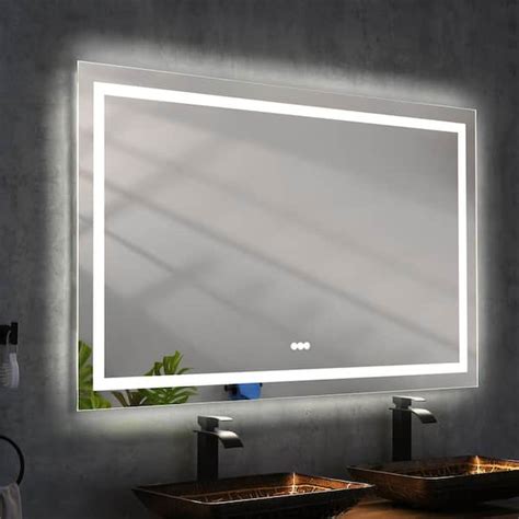 Reviews For INSTER Ethereal 60 In W X 36 In H Rectangular Frameless