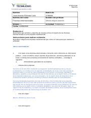 Evidencia 1 Finanzas Internacionales Docx Profesional Reporte Nombre