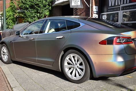 Tesla Model S M Gecertificeerd Car Wrapper Wrapandgo De Lier