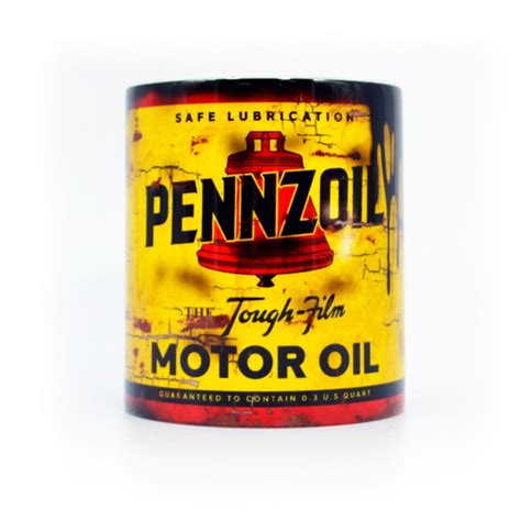 Vintage Pennzoil Motor Oil Mug Motorcycle Car Classic Etsy