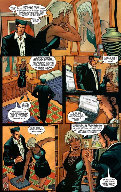 A Comic Strip With An Image Of A Man In A Suit And Tie Talking To A Woman