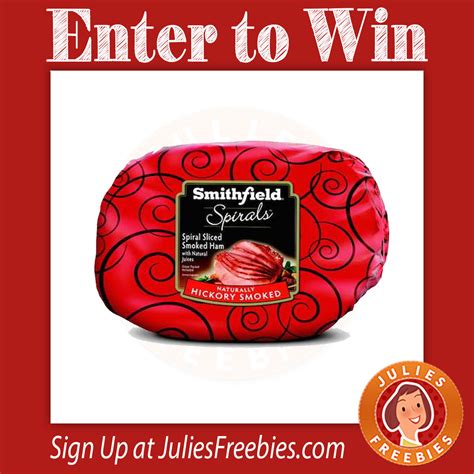 Win a Smithfield Spiral Ham - Julie's Freebies