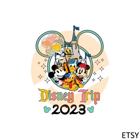 Classic Disney cartoons Svg 2023 Disney Trip Svg | Inspire Uplift