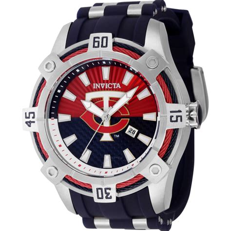 Invicta MLB Minnesota Twins Quartz Red Dial Men S Watch 43275