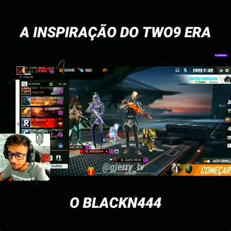 a inspiração do two9 era o black 444 YouTube