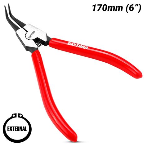 Daytona Dbnp2 170mm 6 90° Angled Tip External Circlip Pliers