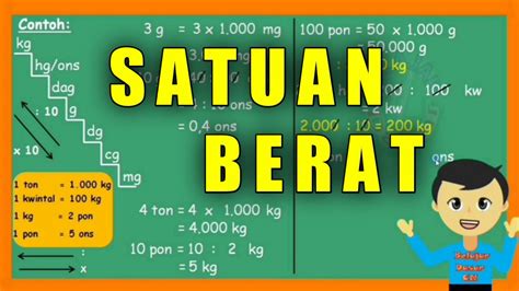 Contoh Soal Satuan Berat Kelas 2 Sd 56 Koleksi Gambar