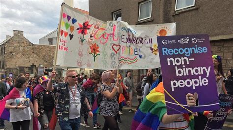 Edinburgh Pride Festival Marks Stonewall Anniversary Bbc News