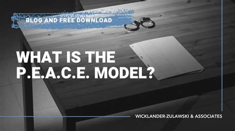 Wicklander-Zulawski & Associates on LinkedIn: The PEACE Interviewing ... 