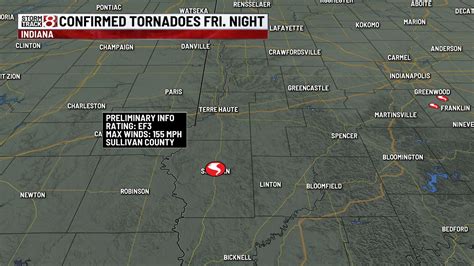 19 Tornadoes Confirmed In Indiana From Friday Night Storms Indianapolis News Indiana Weather