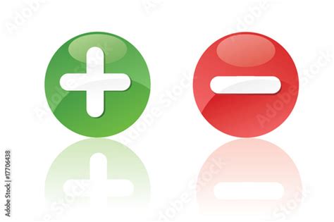 Add And Subtract Glossy Icons © Tl87 Stock Image And Royalty Free