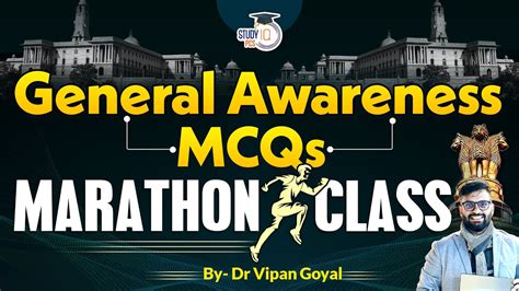 General Awareness Mcqs Marathon Class By Dr Vipan Goyal L General