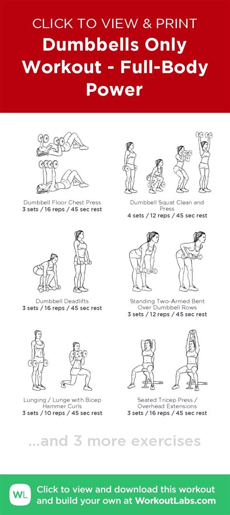 Full Body Dumbbell Circuit