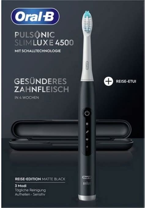 Oral B Pulsonic Slim Luxe 4500 Matte Black Elektryczna Szczoteczka Do