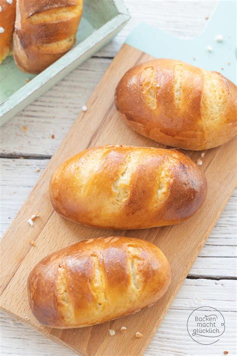 Einfache fluffige Milchbrötchen Backen macht glücklich