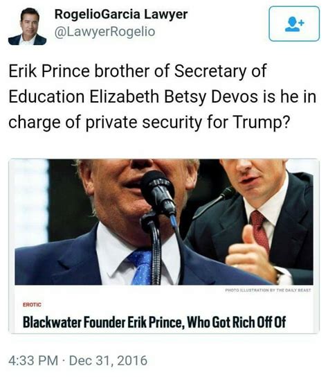 Betsy DeVos and her brother…Erik Prince – Hidden in the Crag