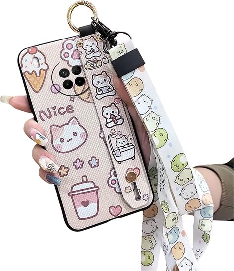 Amazon co jp シリコン キックスタンド Lulumi 携帯ケース Phone Case 適用機種Huawei Y9a 腕紐