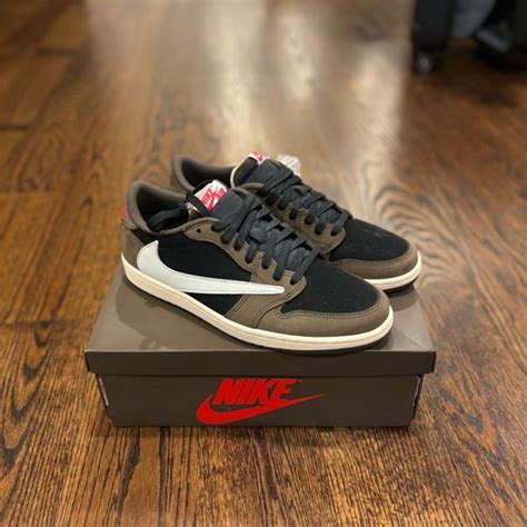 Travis Scott Jordan 1 Low OG Size 10 Brand New - Depop