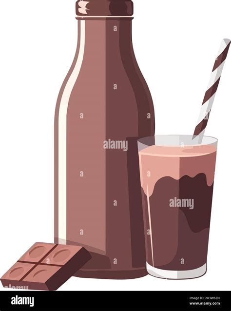 Glass Of Chocolate Milk Clipart