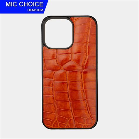 Wholesale Cell Mobile Phone Accessory Pu Crocodile Leather Phone Case