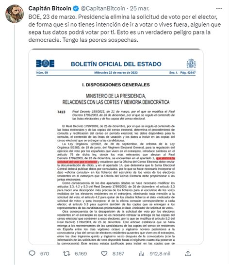 No El Gobierno No Ha Cambiado La Ley Electoral Para Que Puedan Votar