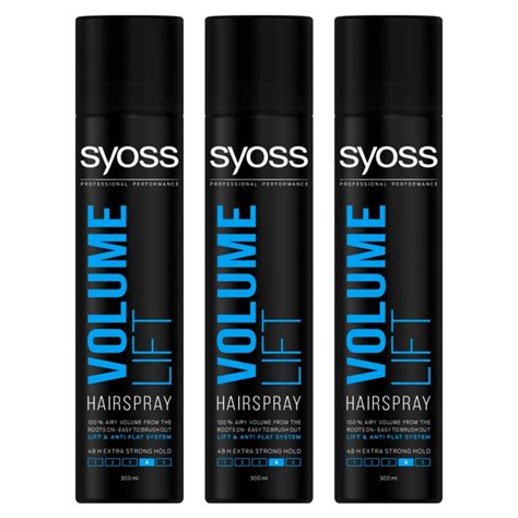 Syoss Volume Lakier Mocny Nadający Objętość 3x300 ml | Zestawy ...