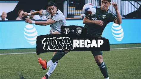 Match Recap Earthquakes Portland Timbers San Jose Earthquakes