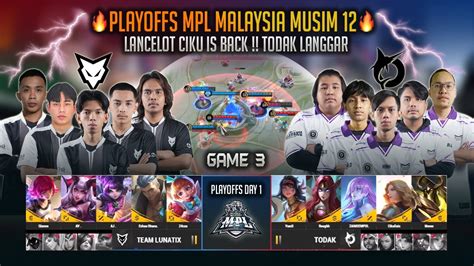 TODAK NAK TIKET M5 LUNATIX BACK TO HOME TODAK VS TEAM LUNATIX GAME