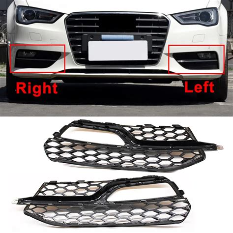 Front Bumper Grill Car Styling Fog Light Cover Grille Mesh Grill