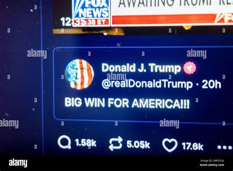 Barron trump 2024 hi-res stock photography and images - Alamy