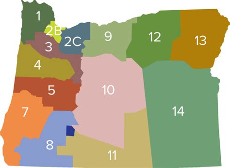 Oregon Department of Transportation : District Map & Contact Info ...