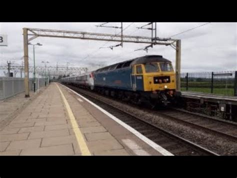 GBRf 47749 Thrashes Through Cheddington With Greater Anglia 720130 In