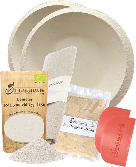 B Ckerei Spiegelhauer Sauerteig Starter Set Roggensauerteig G