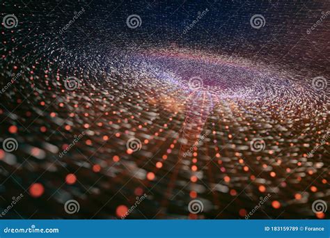 Overview Of 3D Rendering Of Singularity Of Massive Black Hole Or