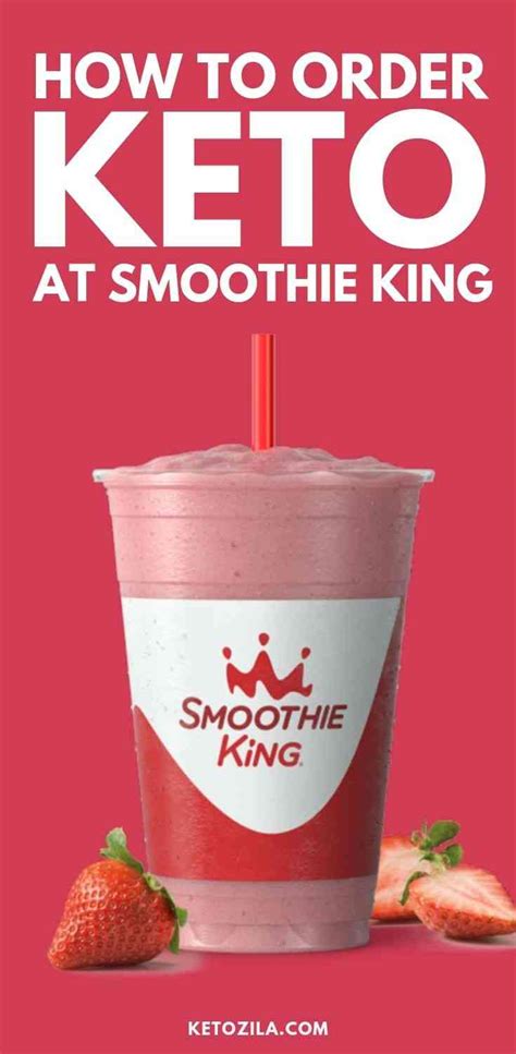 3 Low-Carb Keto Drinks You Can Order At Smoothie King | Ketozila