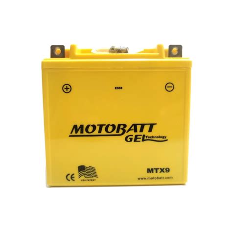 Motobatt Aki Gel MTX9 12V 9Ah Motor Bajaj Pulsar 180 200 220 Suzuki