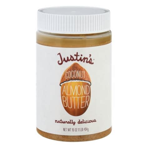 Justins Nut Butter Coconut Almond Jar 16 Oz Case Of 6 16 Oz Each