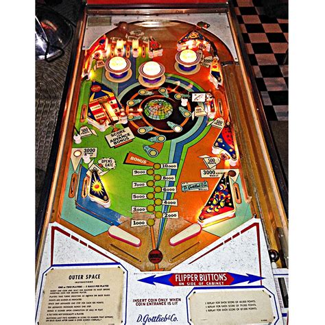 Outer Space Pinball Machine Elite Home Gamerooms