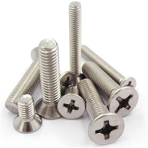 Countersunk Flat Head Phillips Screw Din Dimensions Cm M M Mm X